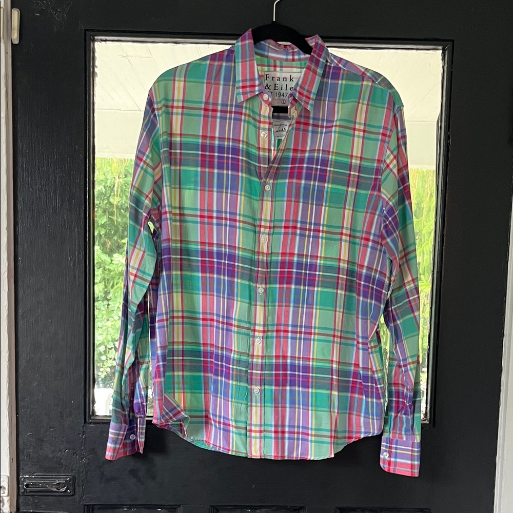 Frank & Eileen Vibrant Plaid Men's Shirt
